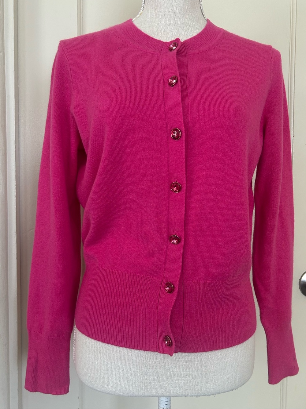 Crewneck Women's Cardigan 100% cashmere